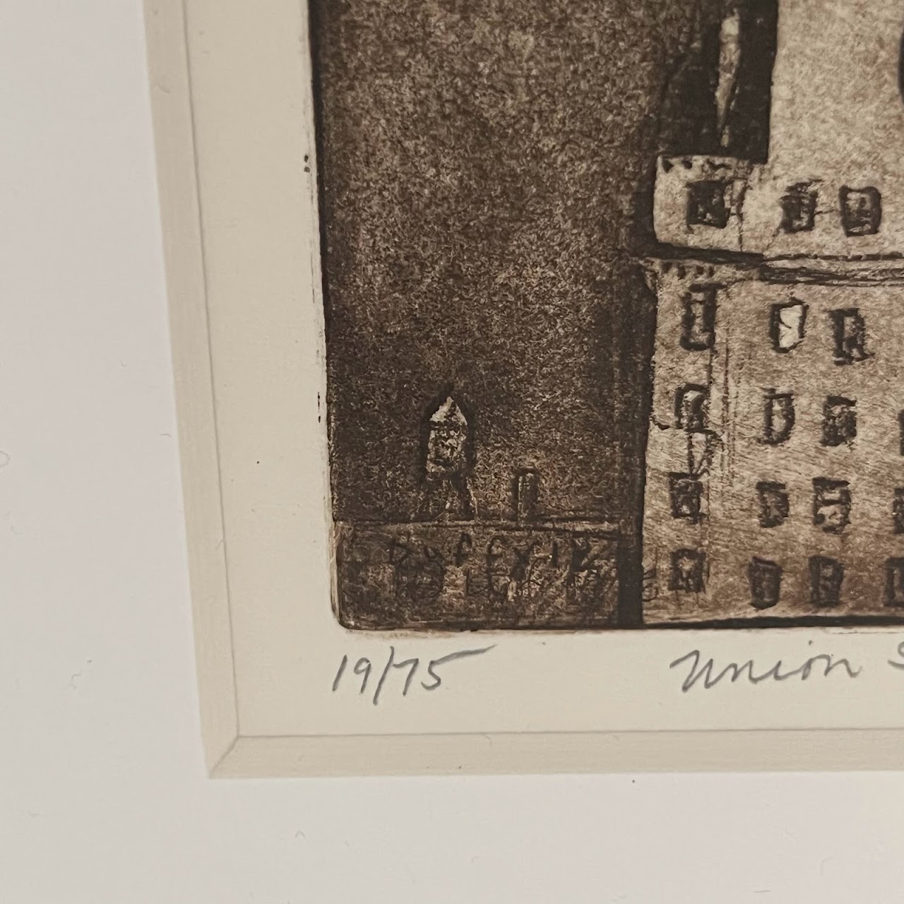 Stephen Francis Duffy 'Union Square' Signed Aquatint Etching