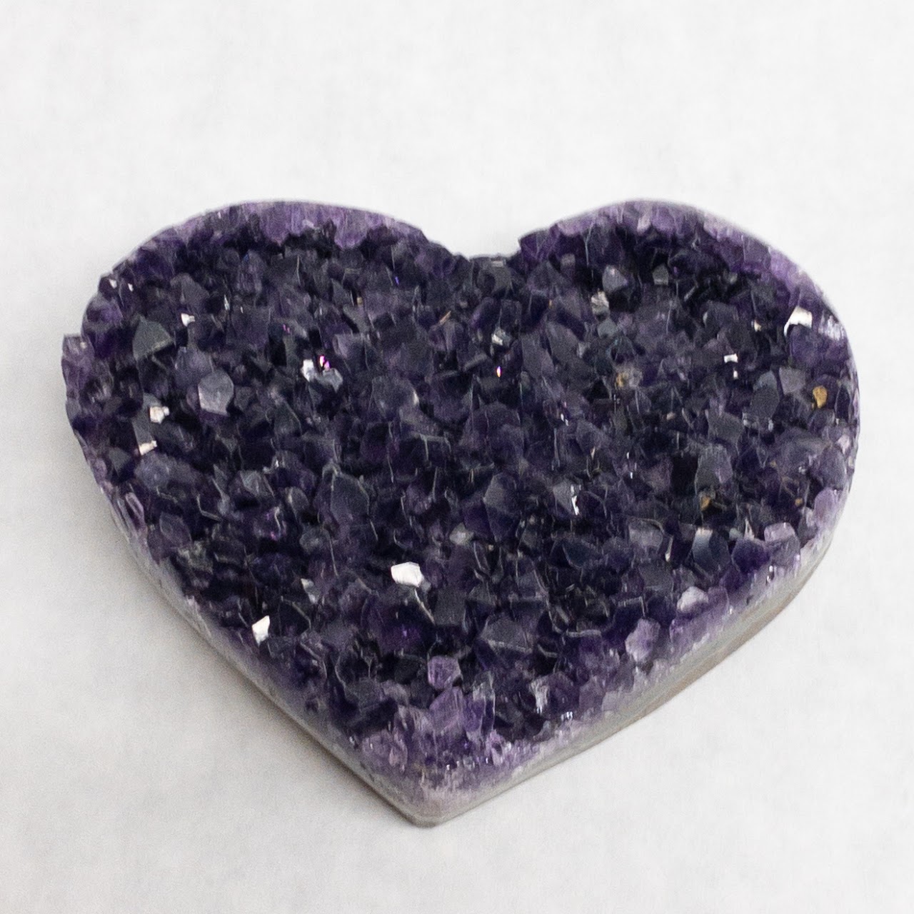 Heart Shaped Amethyst Geode