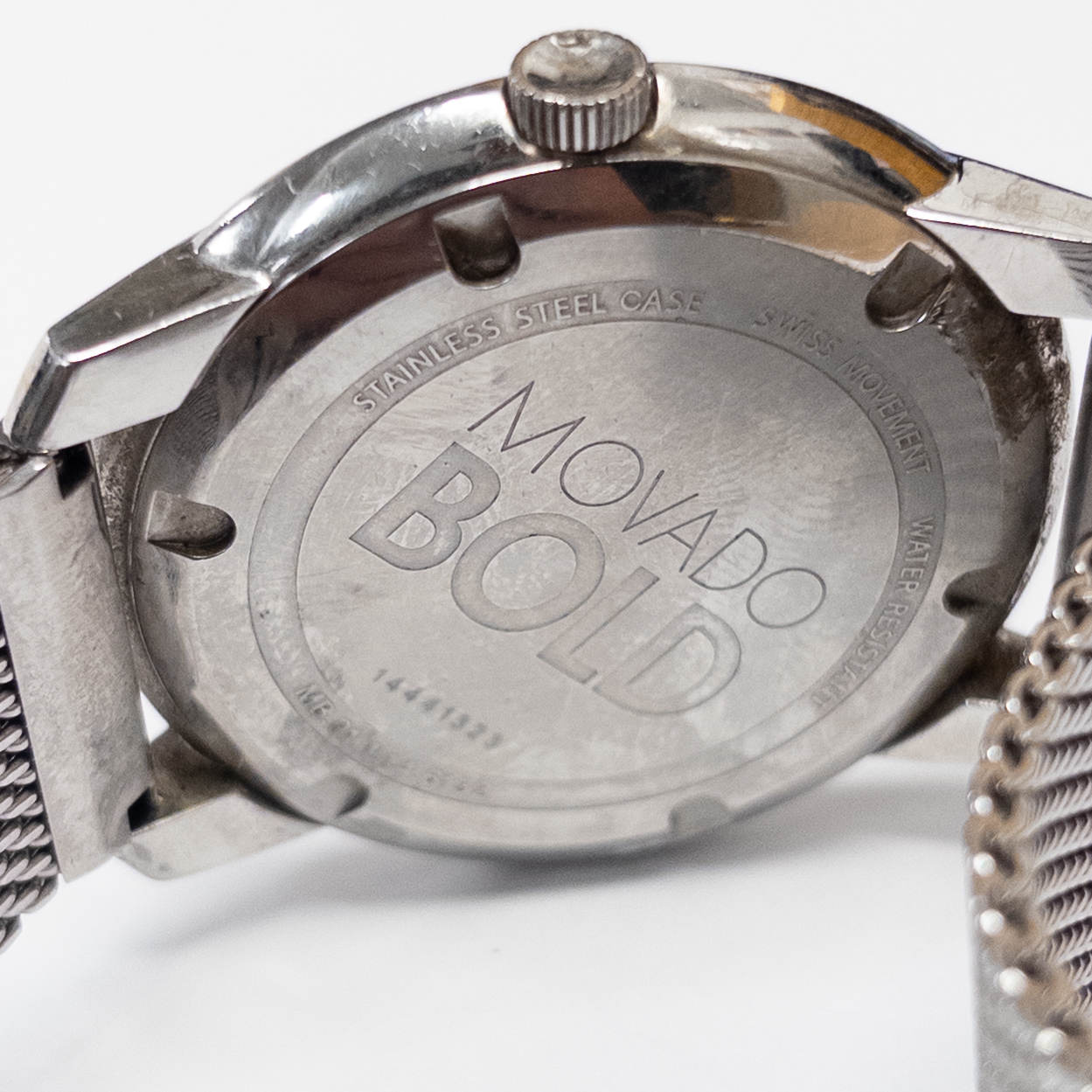 Movado Bold Stainless Steel Watch