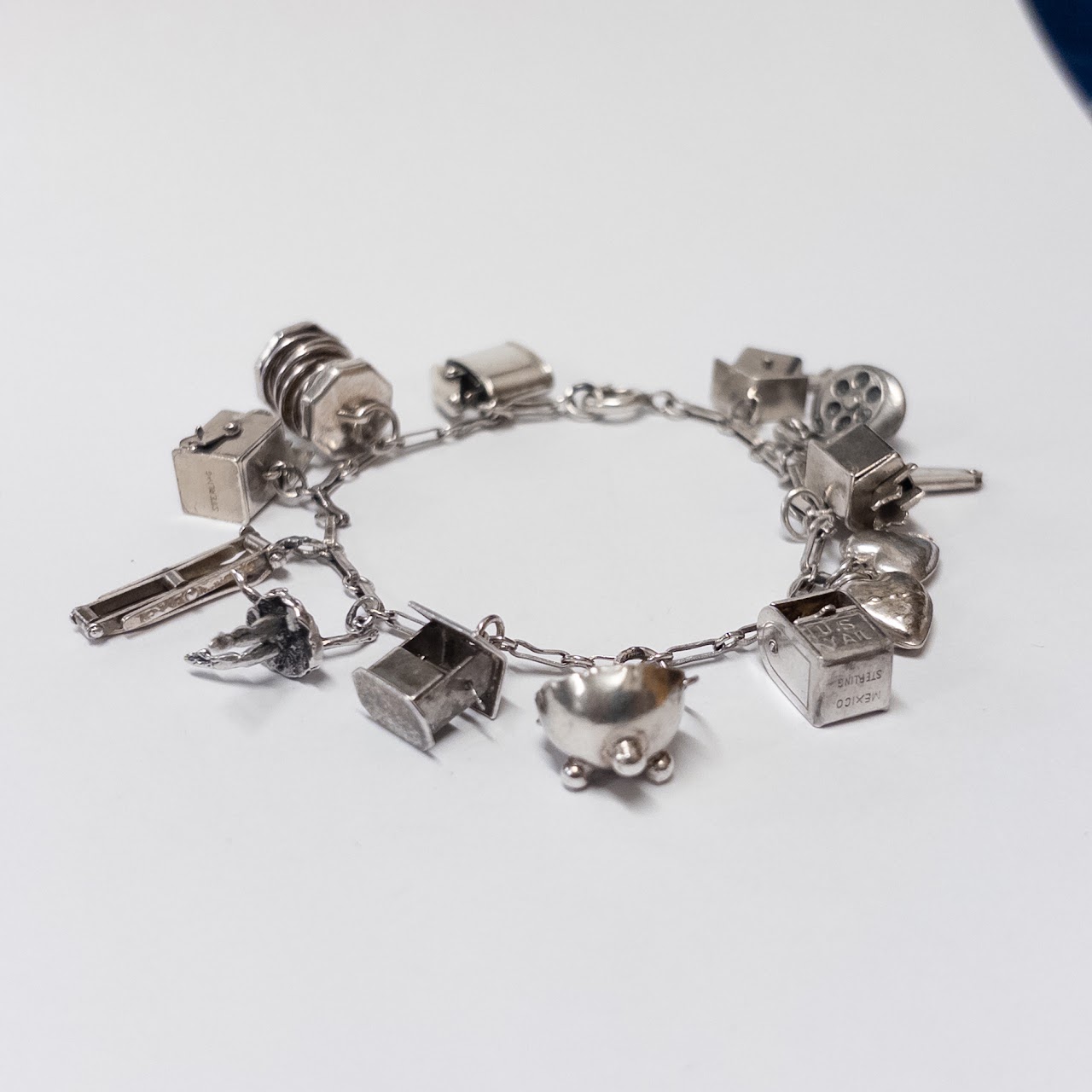 Sterling Silver Charm Bracelet