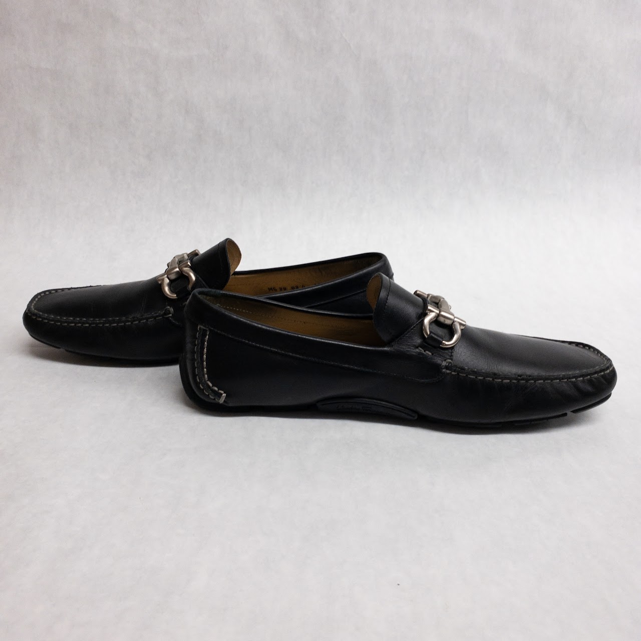 Salvatore Ferragamo Leather Horsebit Loafers