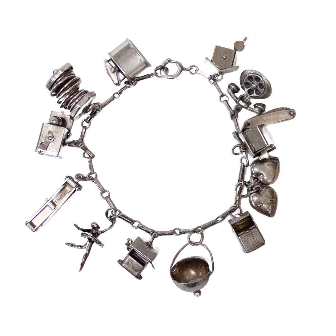 Sterling Silver Charm Bracelet