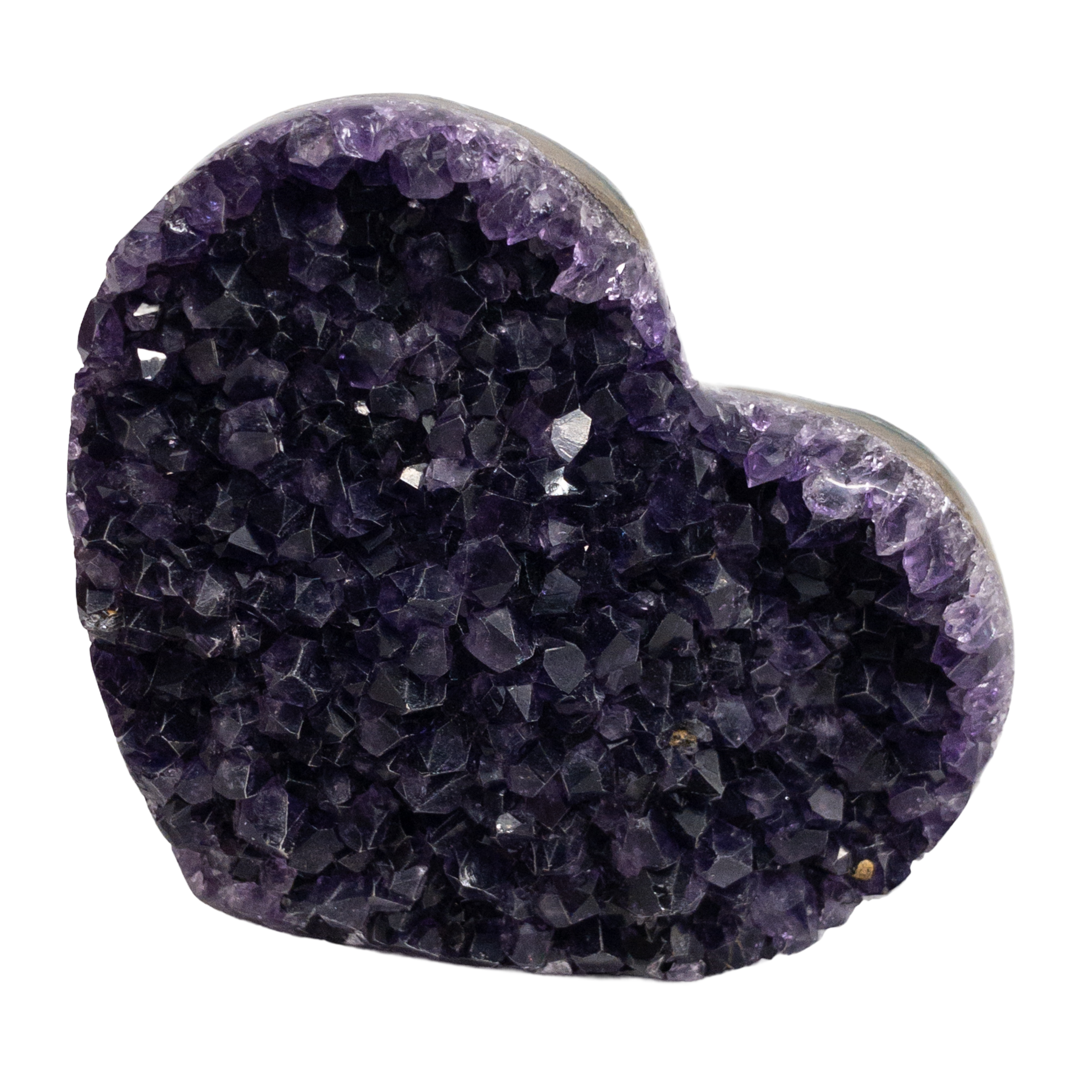 Heart Shaped Amethyst Geode