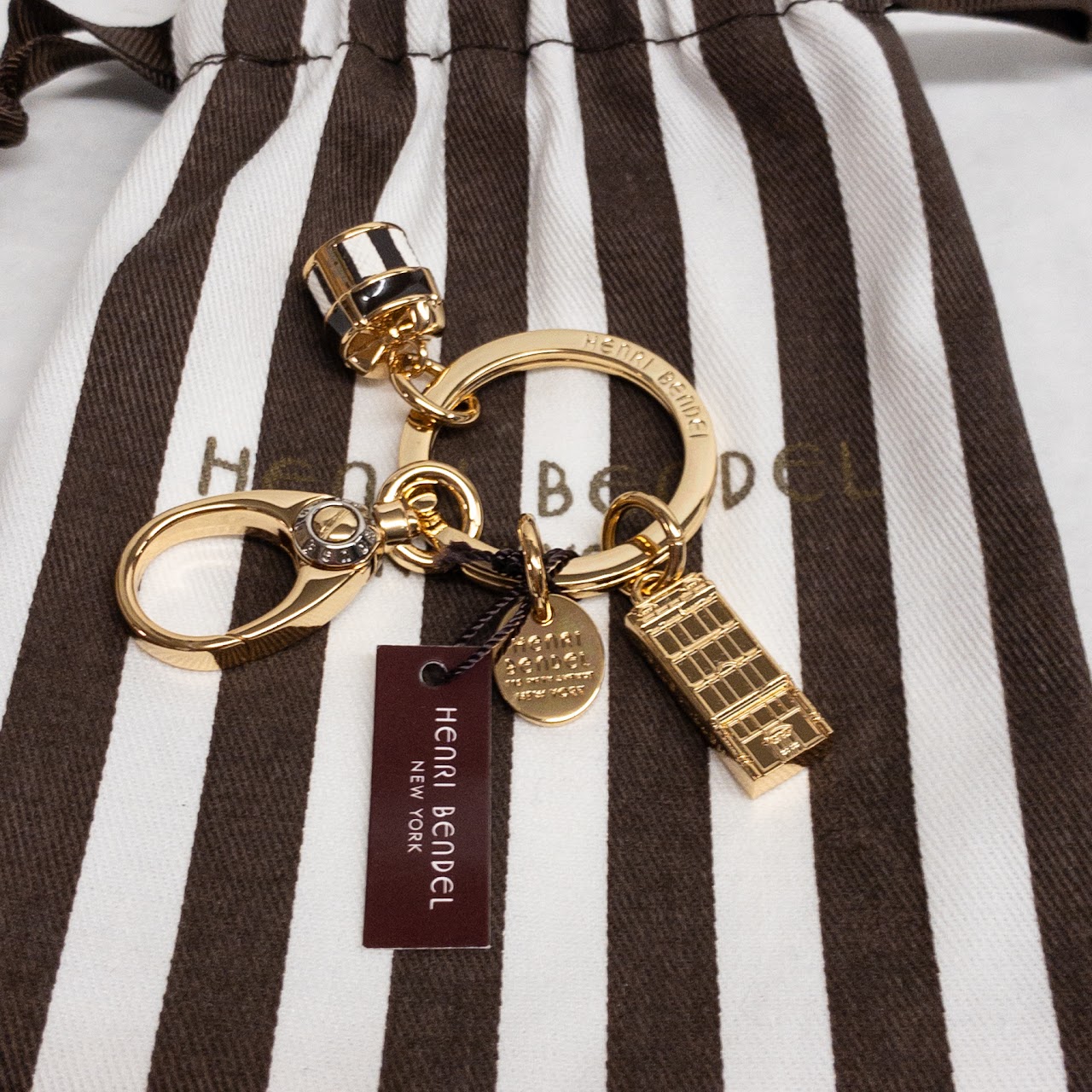 Henri Bendel Key Chain Fob Duo