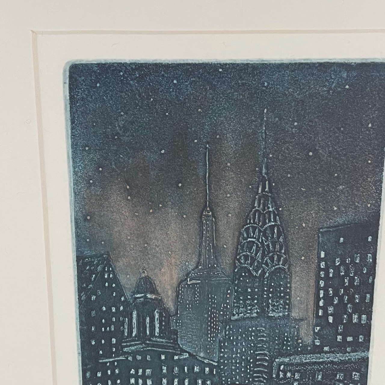 Stephen Francis Duffy 'New York City' Signed Aquatint Etching