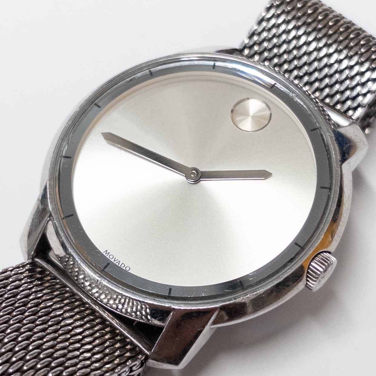 Movado Bold Stainless Steel Watch