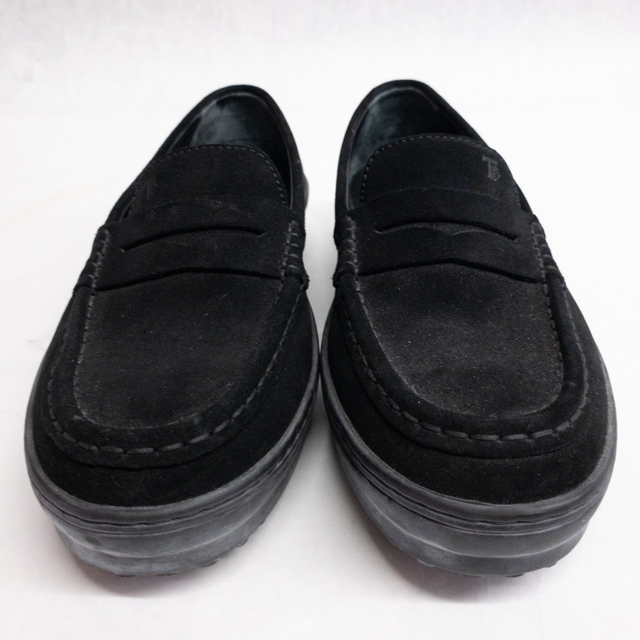 Tod's Black Suede Loafers