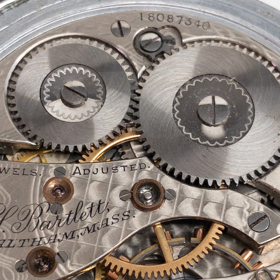 Waltham Chromed Brass Pocket Watch