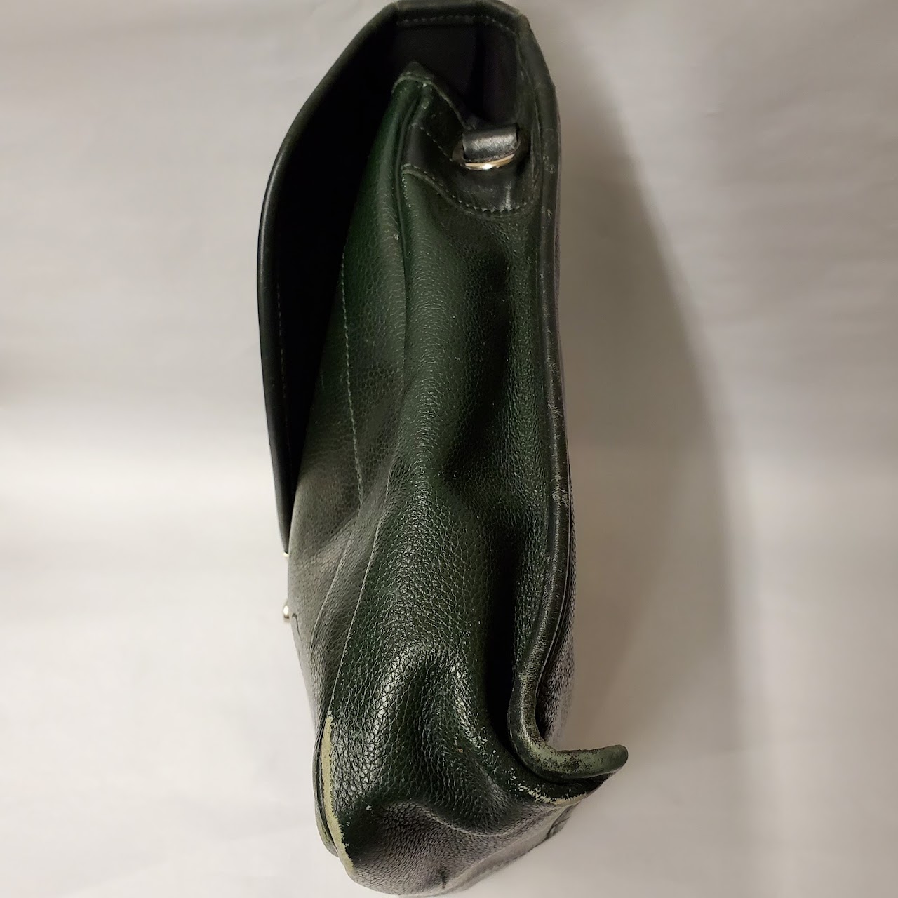 Longchamp Green Leather Attaché