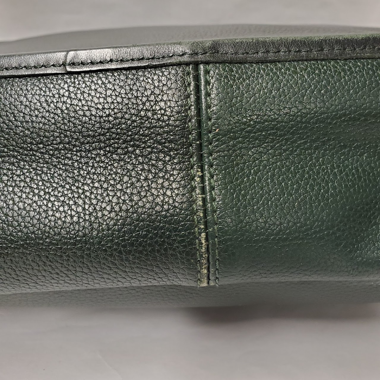 Longchamp Green Leather Attaché