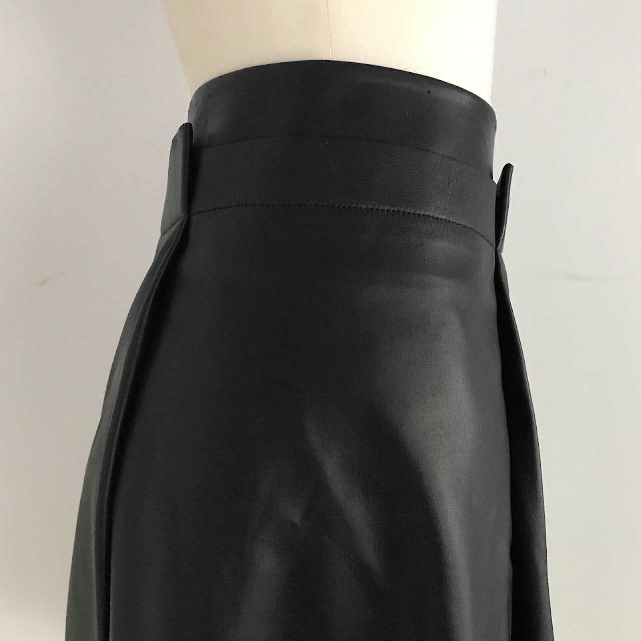 Salvatore Ferragamo Leather Skirt