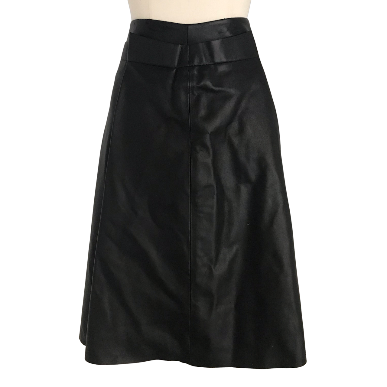 Salvatore Ferragamo Leather Skirt