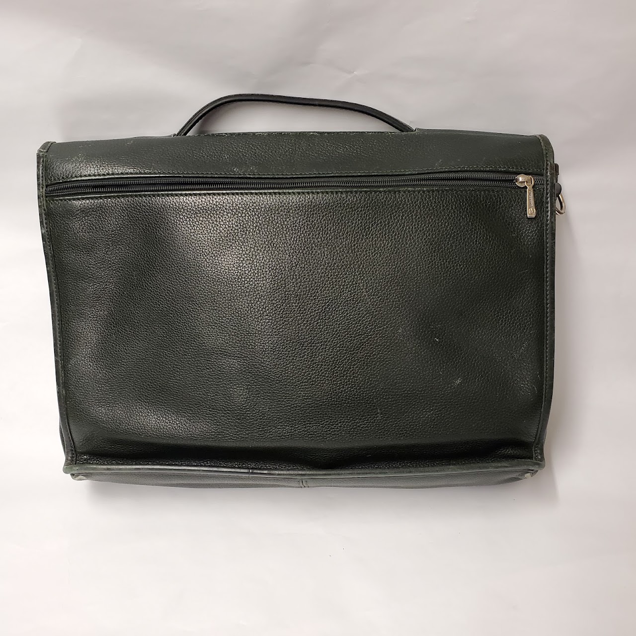 Longchamp Green Leather Attaché