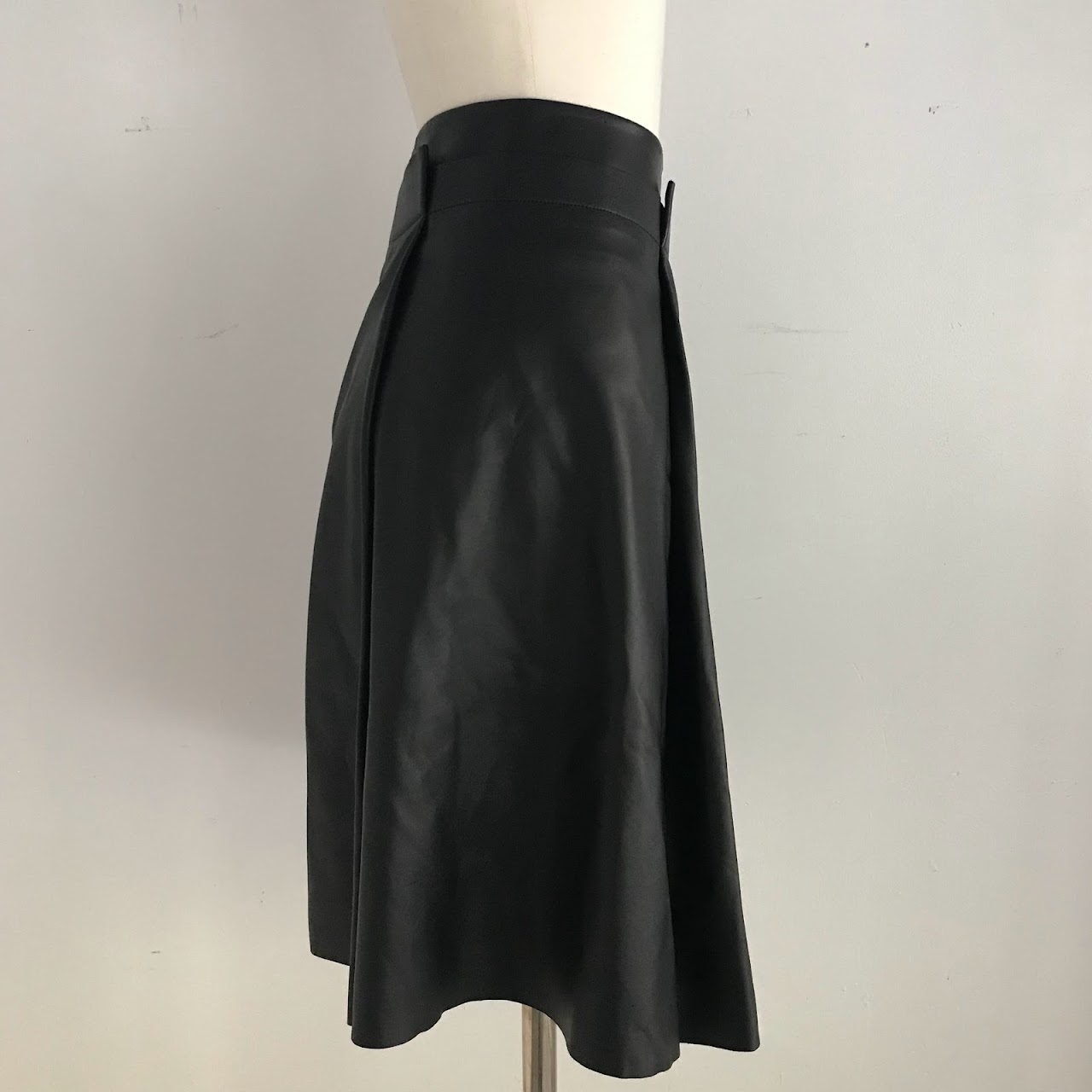 Salvatore Ferragamo Leather Skirt