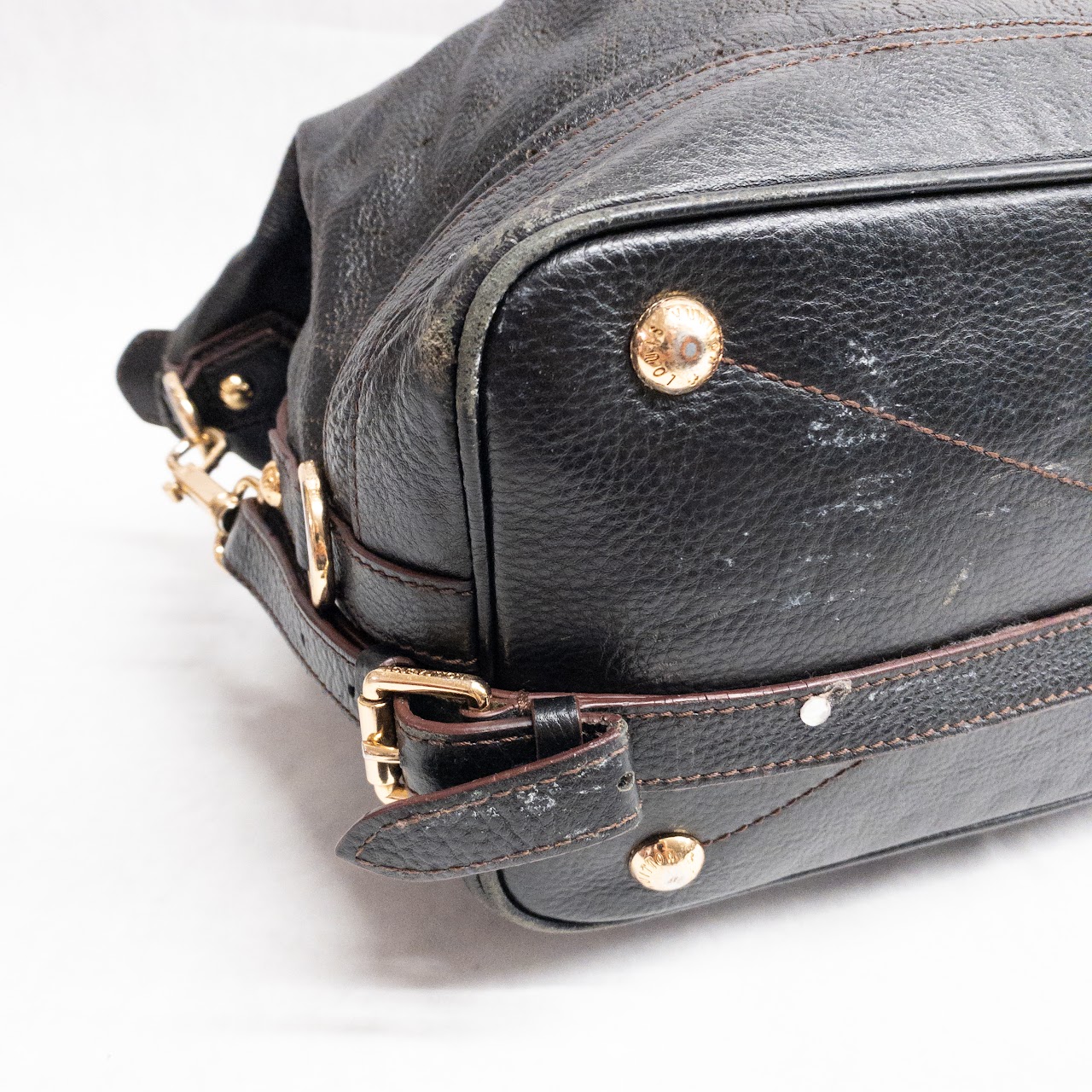 Louis Vuitton Black Stellar Leather Shoulder Bag