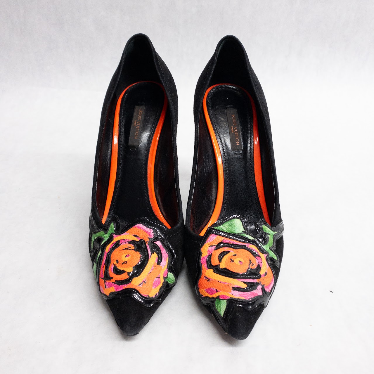 Louis Vuitton Stephen Sprouse Neon Rose Pumps