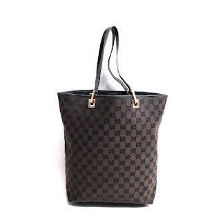 Gucci Vintage Monogram Canvas Tote Bag