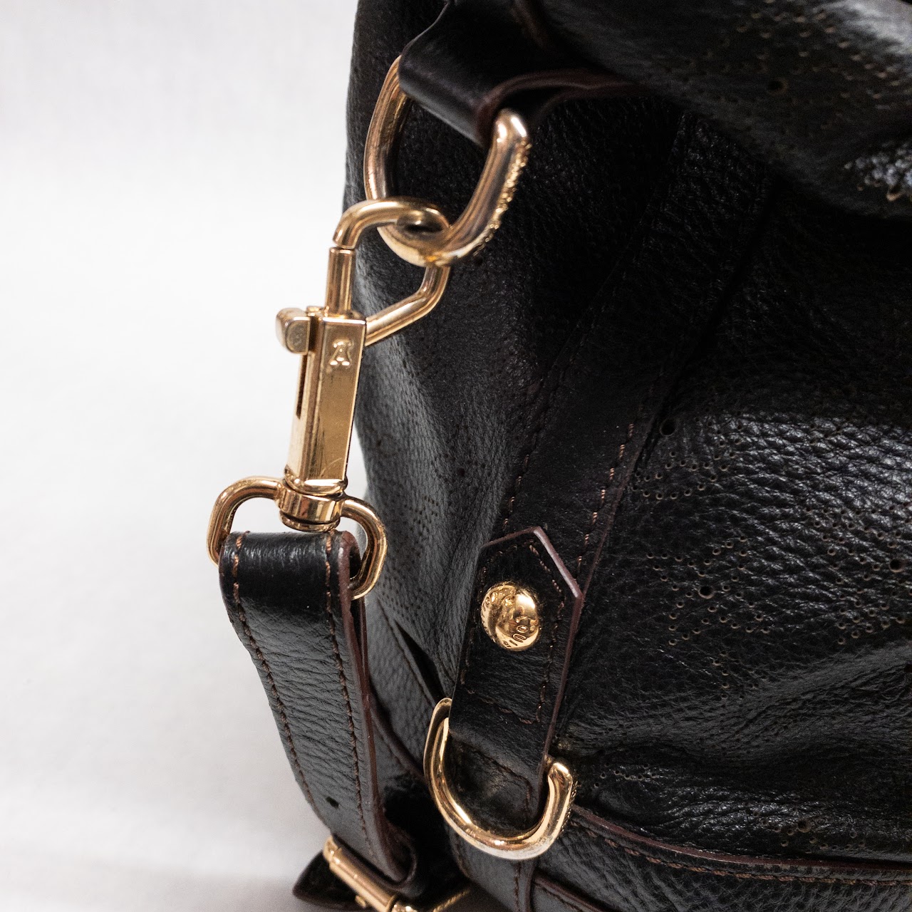 Louis Vuitton Black Stellar Leather Shoulder Bag