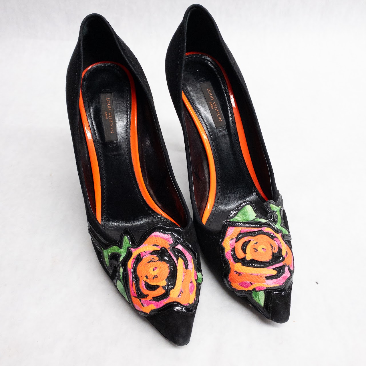 Louis Vuitton Stephen Sprouse Neon Rose Pumps