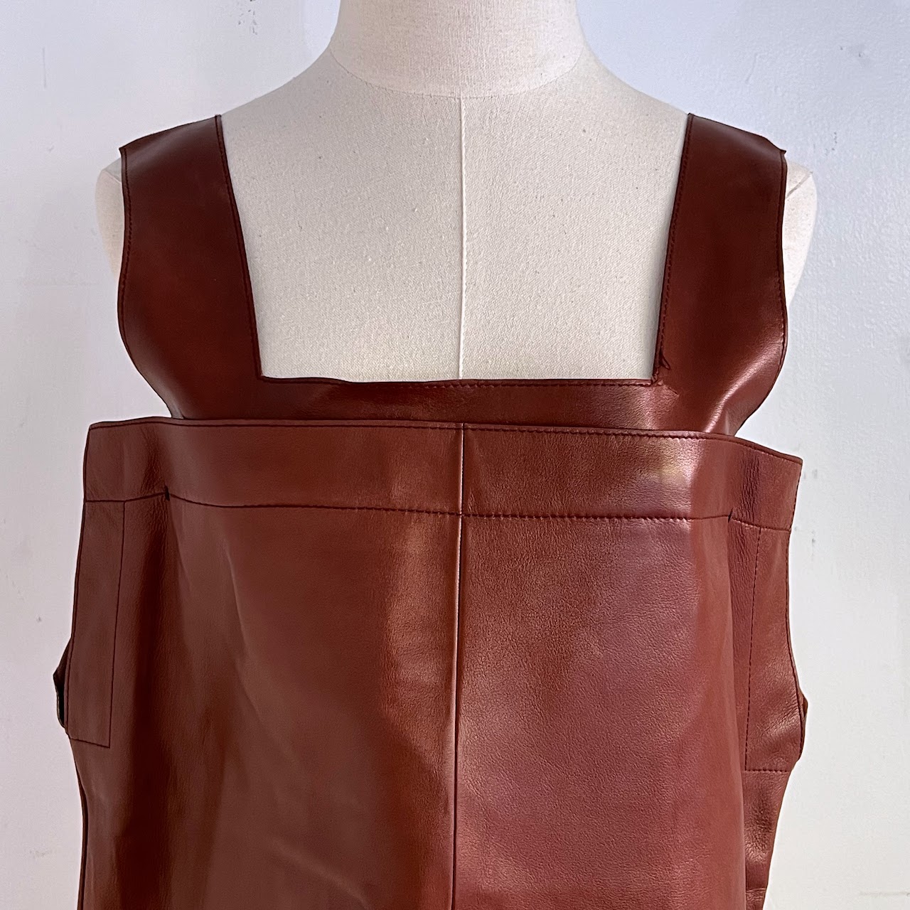 Bottega Veneta Plonge Leather Dress