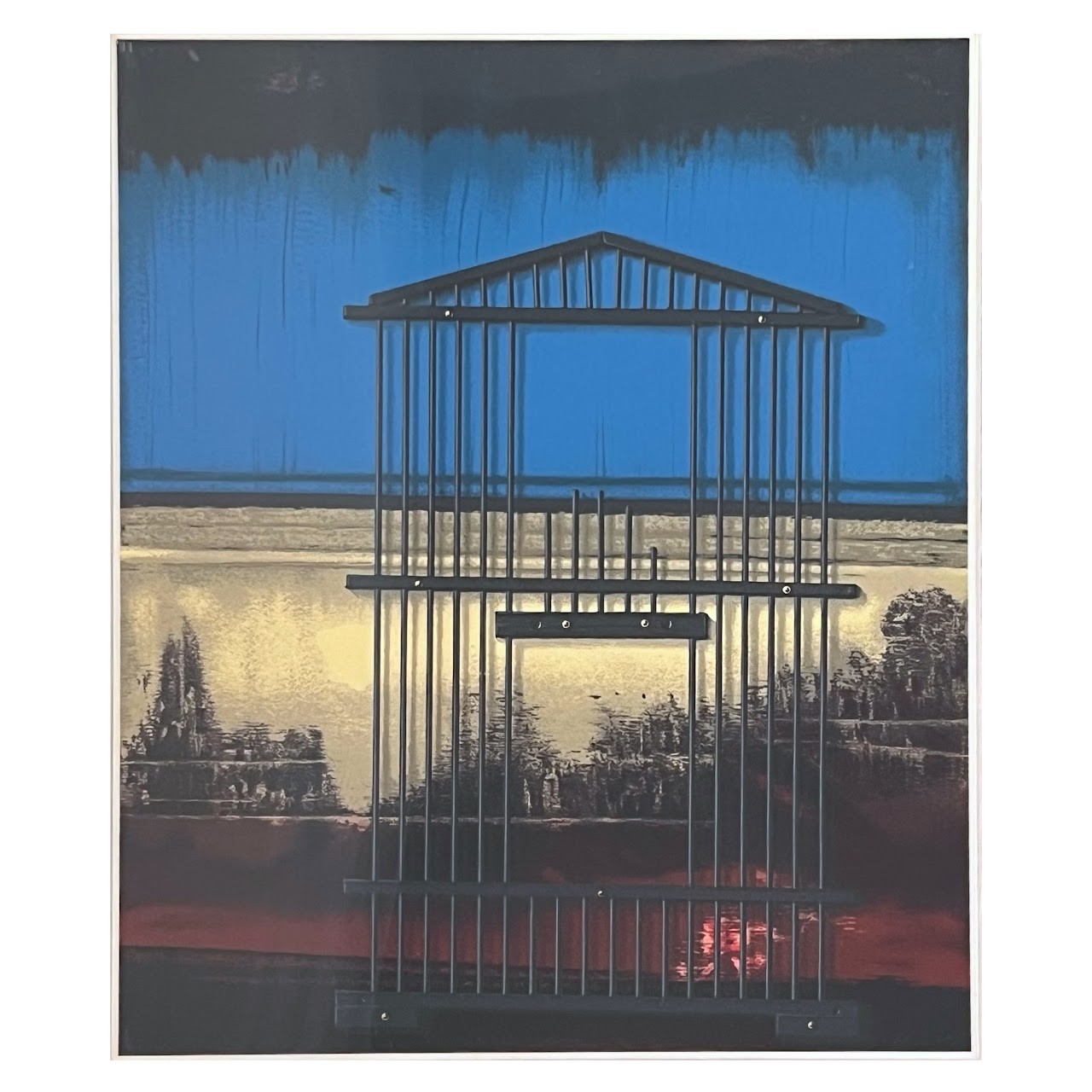 Max Ernst 'Open Air Portal' Dent Prompte Lithograph Folio Plate, 1969