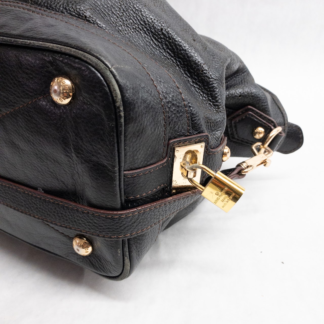 Louis Vuitton Black Stellar Leather Shoulder Bag