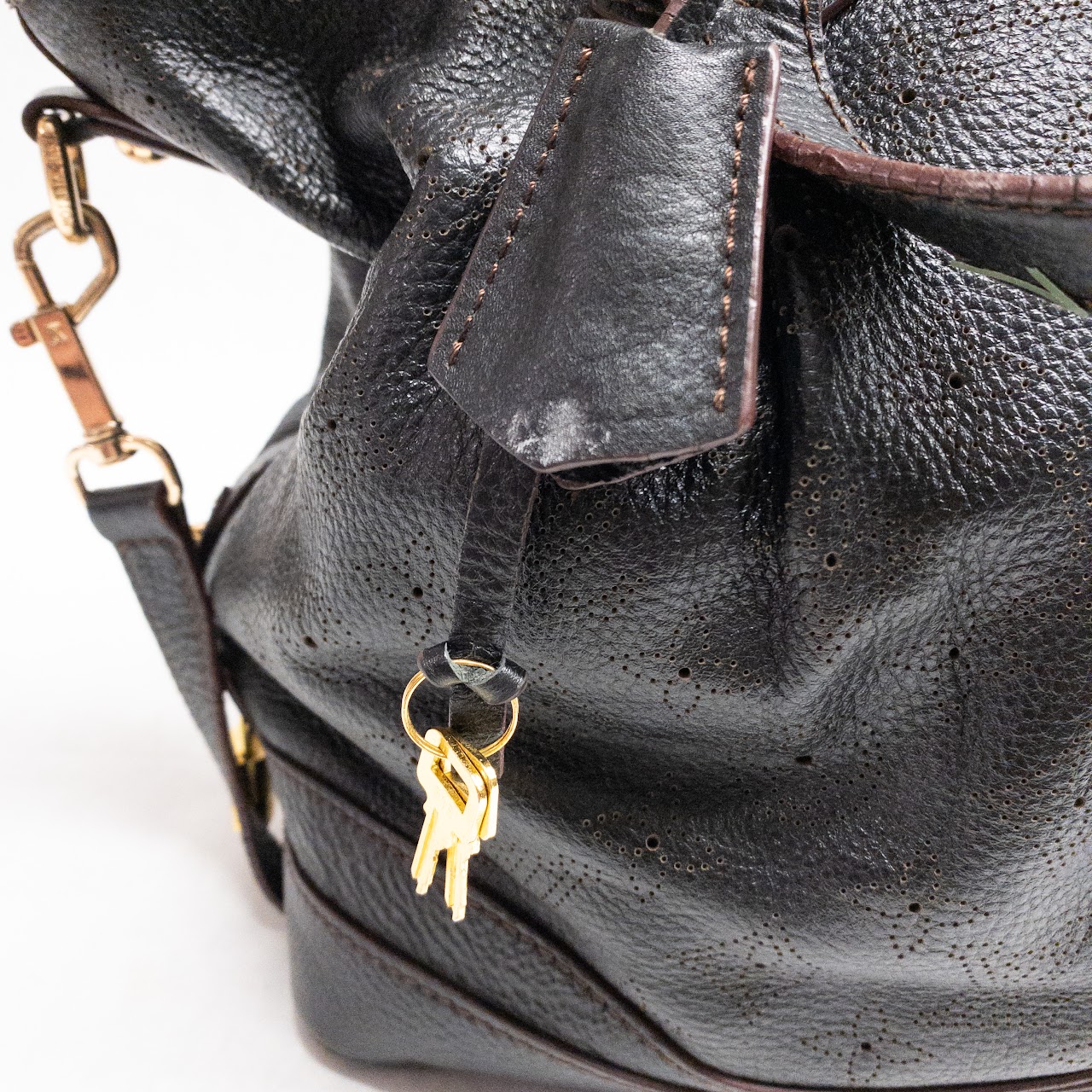 Louis Vuitton Black Stellar Leather Shoulder Bag