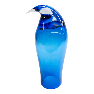 Blenko Style Art Glass Penguin