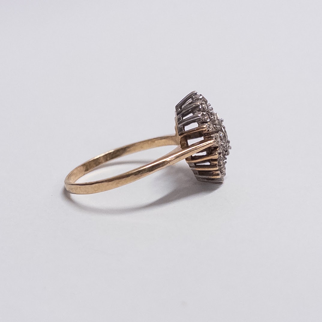 10K Gold and Diamond Ring