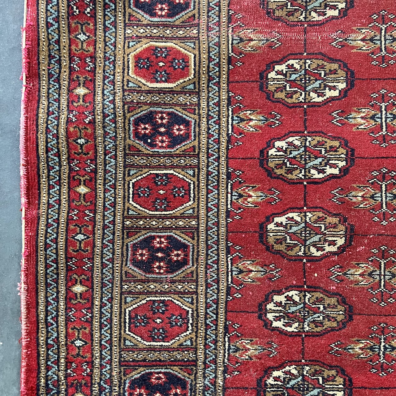 Pakistani Wool Bokhara Area Rug