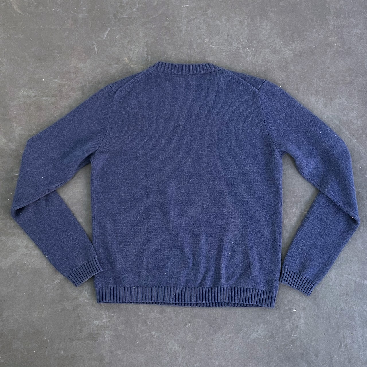 Loro Piana Blue Crew Neck Sweater