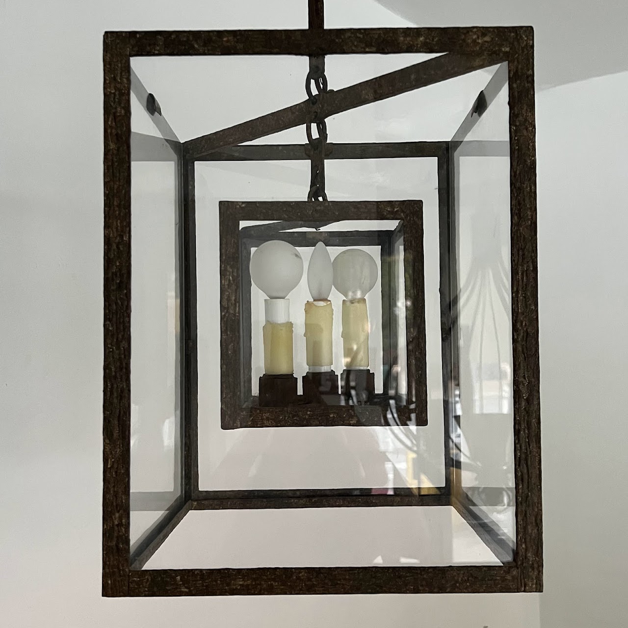 Holly Hunt Formations Standard Cubic Lantern Pendant Light