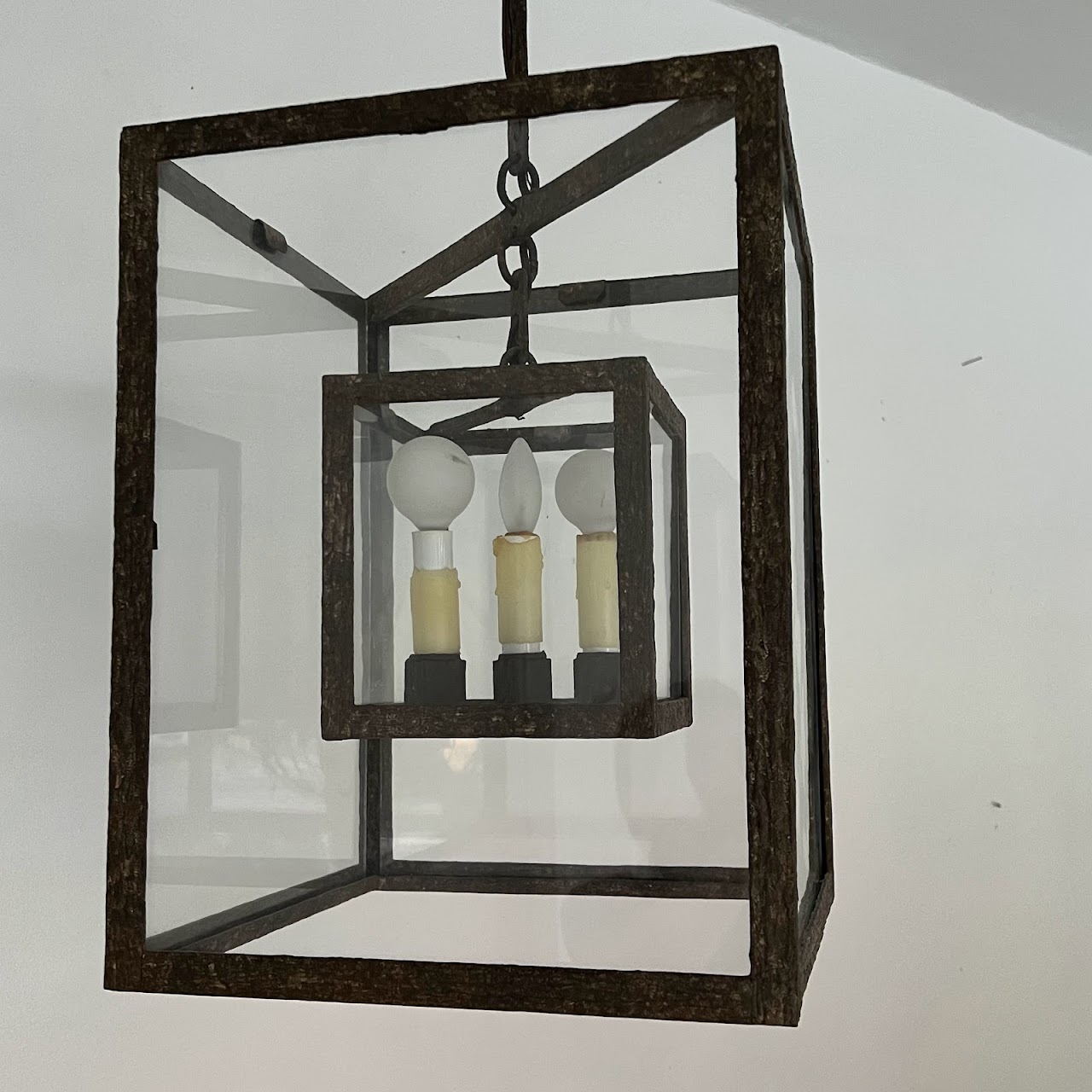 Holly Hunt Formations Standard Cubic Lantern Pendant Light