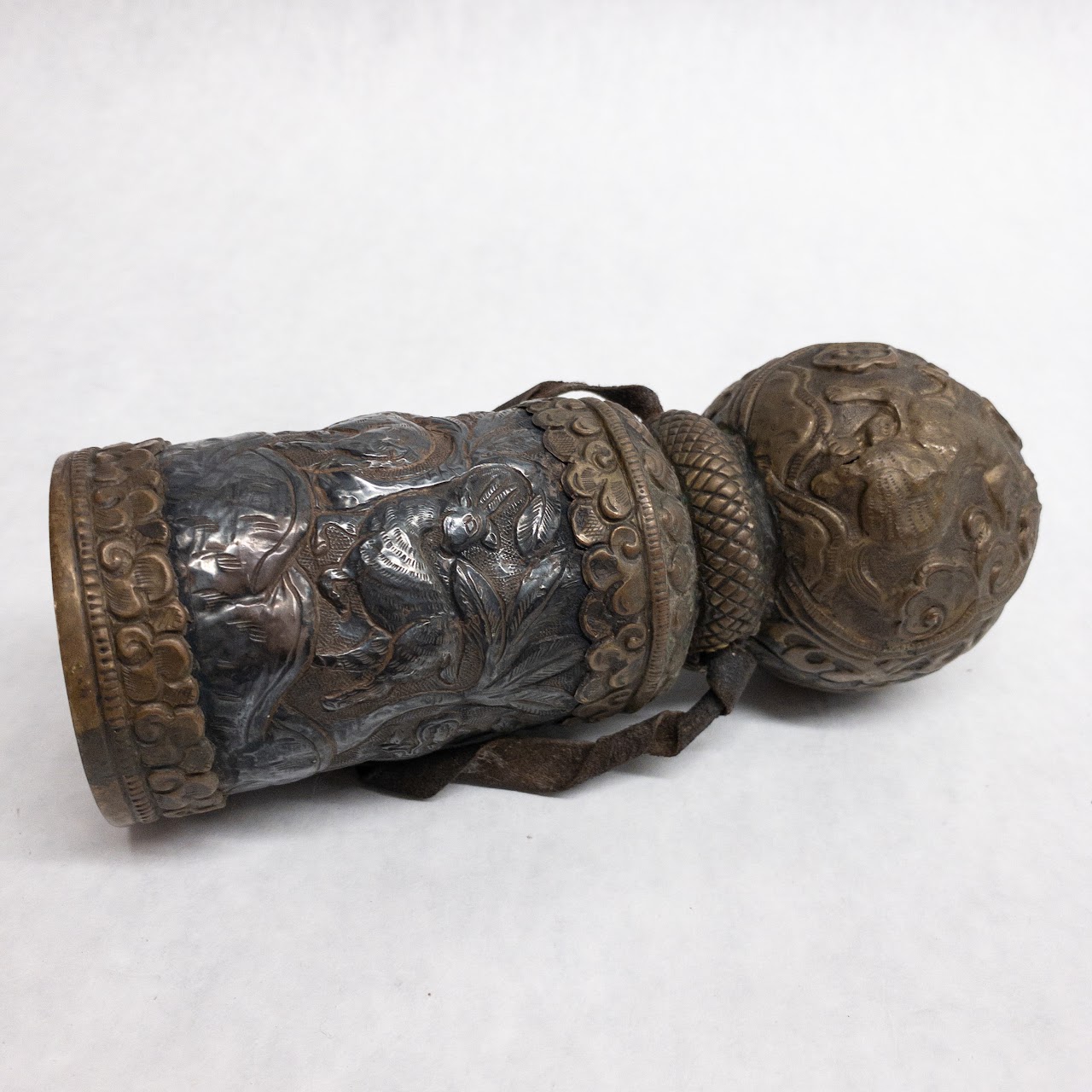 Tibetan Bronze Buddhist Ceremonial Amulet