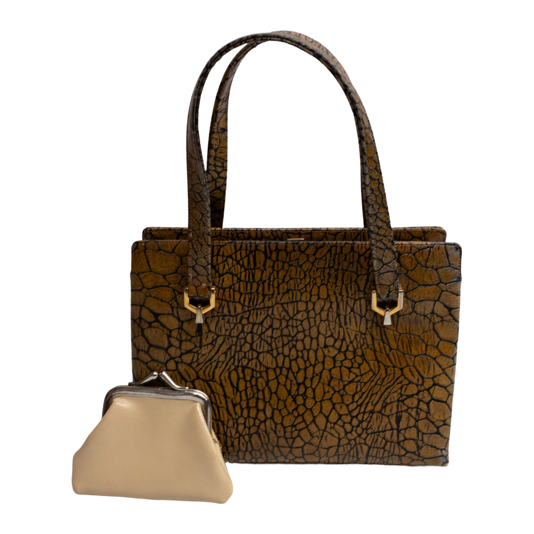 Koret Textured Leather Handbag