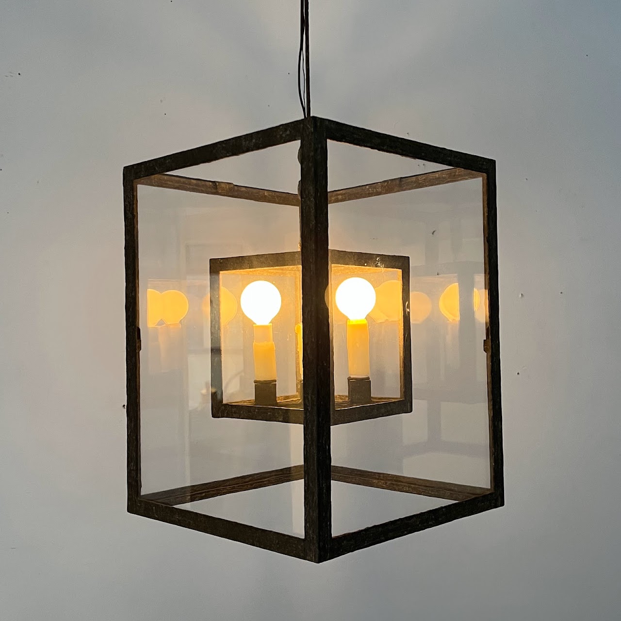 Holly Hunt Formations Standard Cubic Lantern Pendant Light