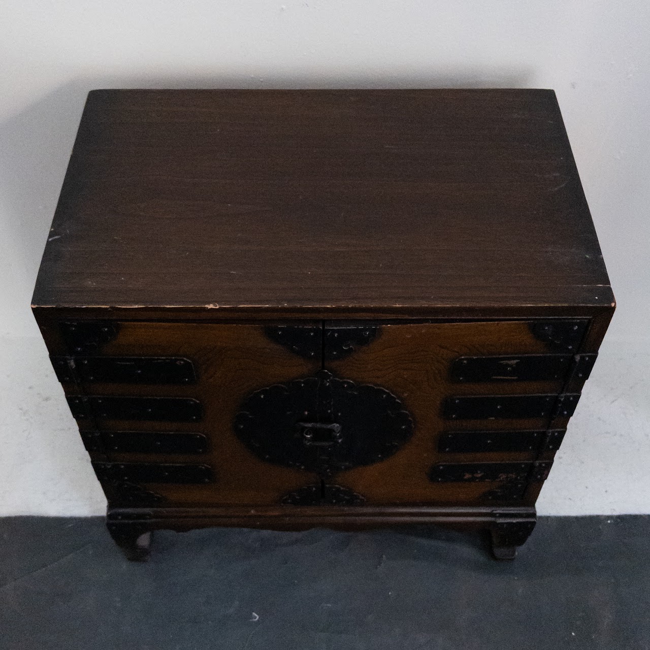 Korean Elm Vintage Tansu Cabinet