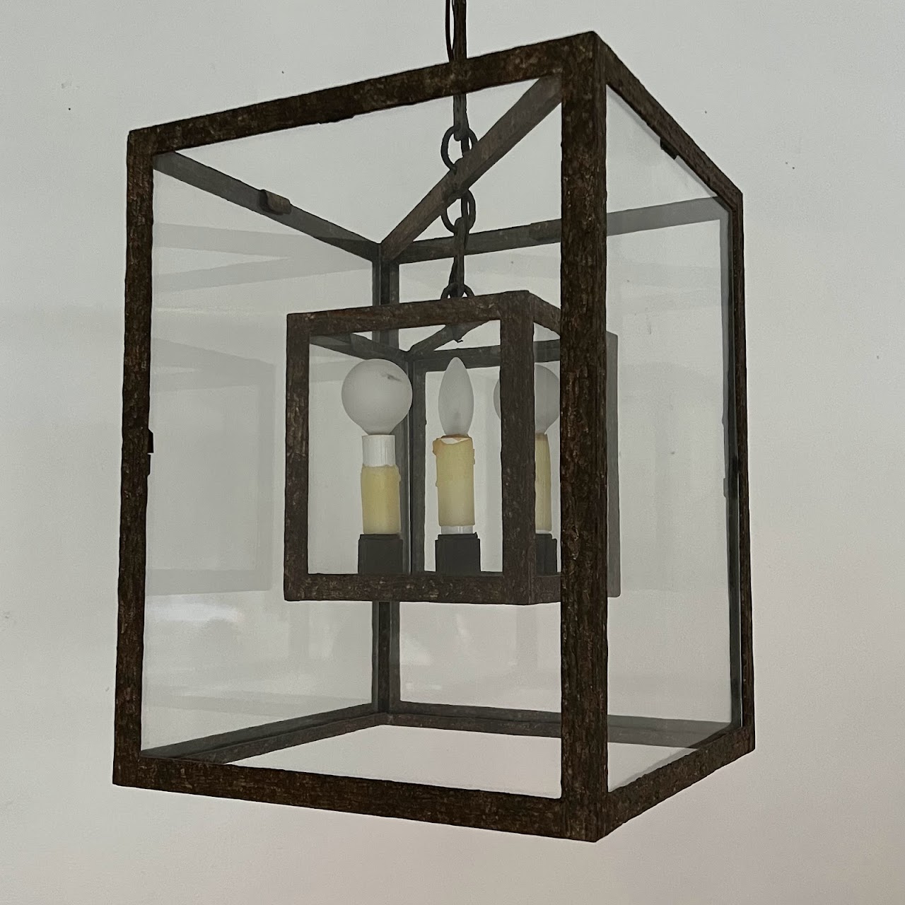 Holly Hunt Formations Standard Cubic Lantern Pendant Light