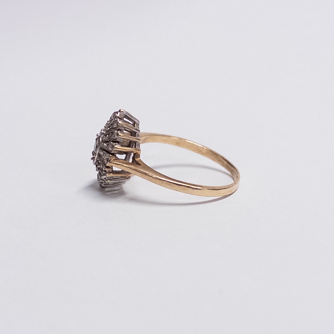 10K Gold and Diamond Ring