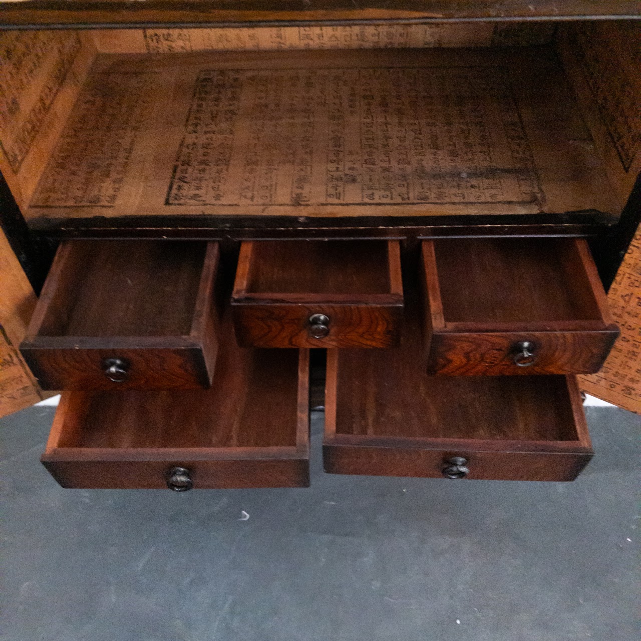 Korean Elm Vintage Tansu Cabinet