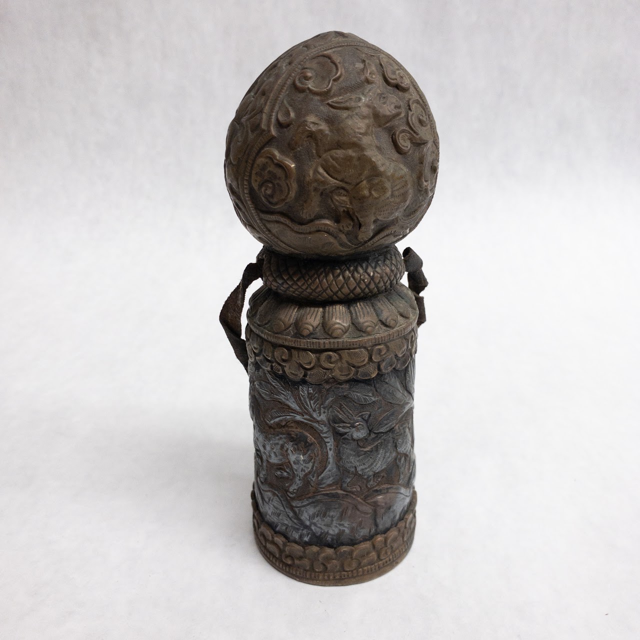 Tibetan Bronze Buddhist Ceremonial Amulet