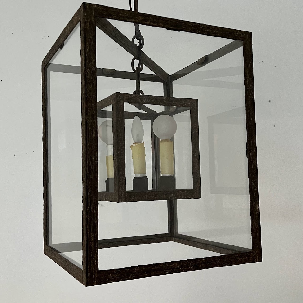 Holly Hunt Formations Standard Cubic Lantern Pendant Light