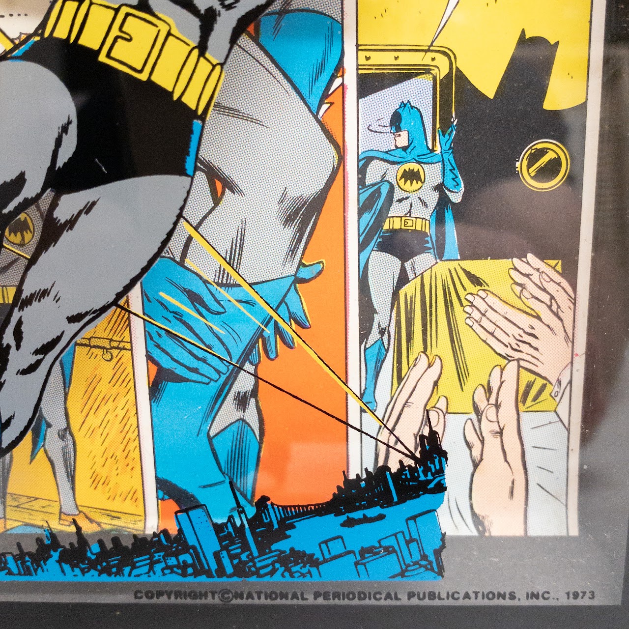 Batman Vintage Framed Comic Strip