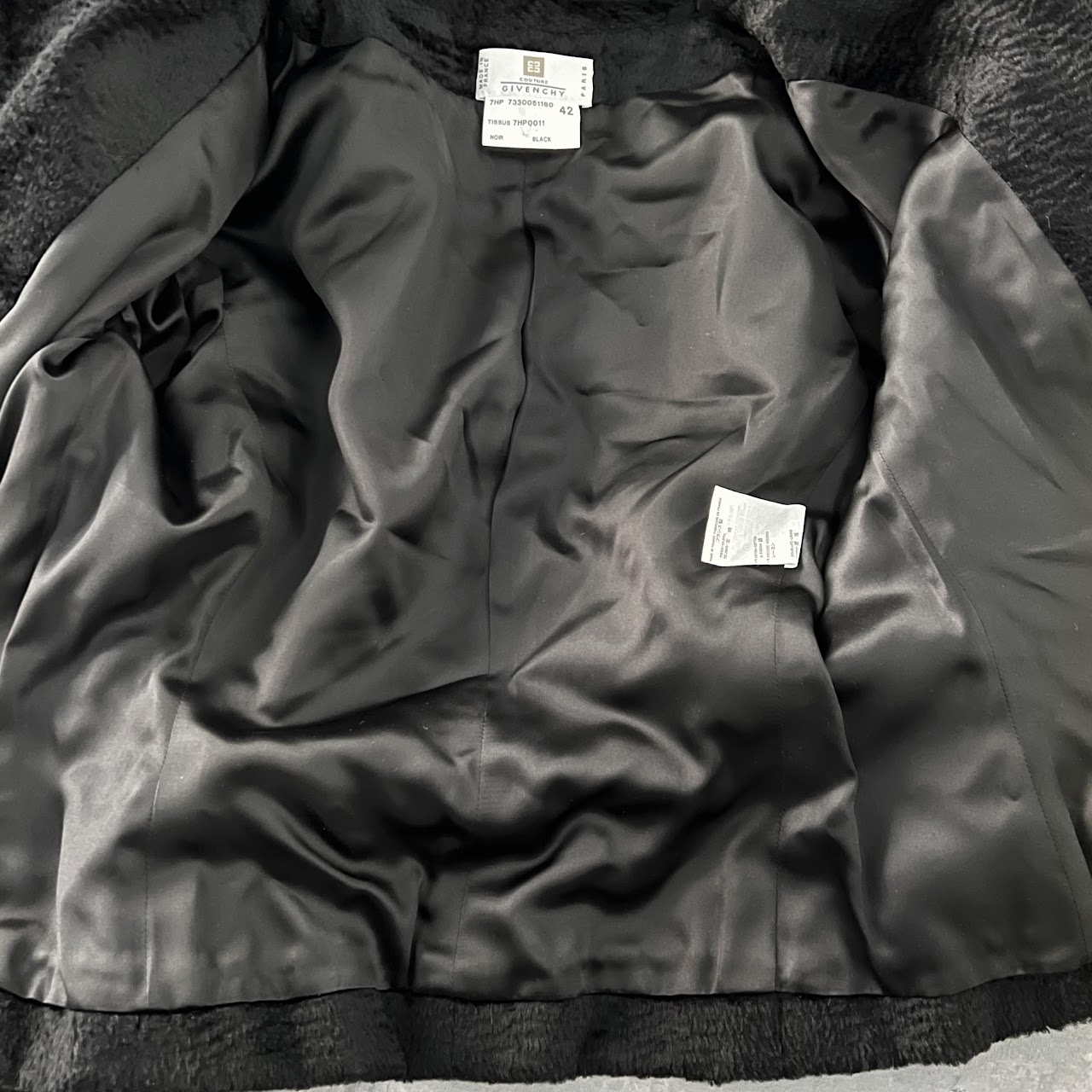 Givenchy Textured Blazer & Skirt Set