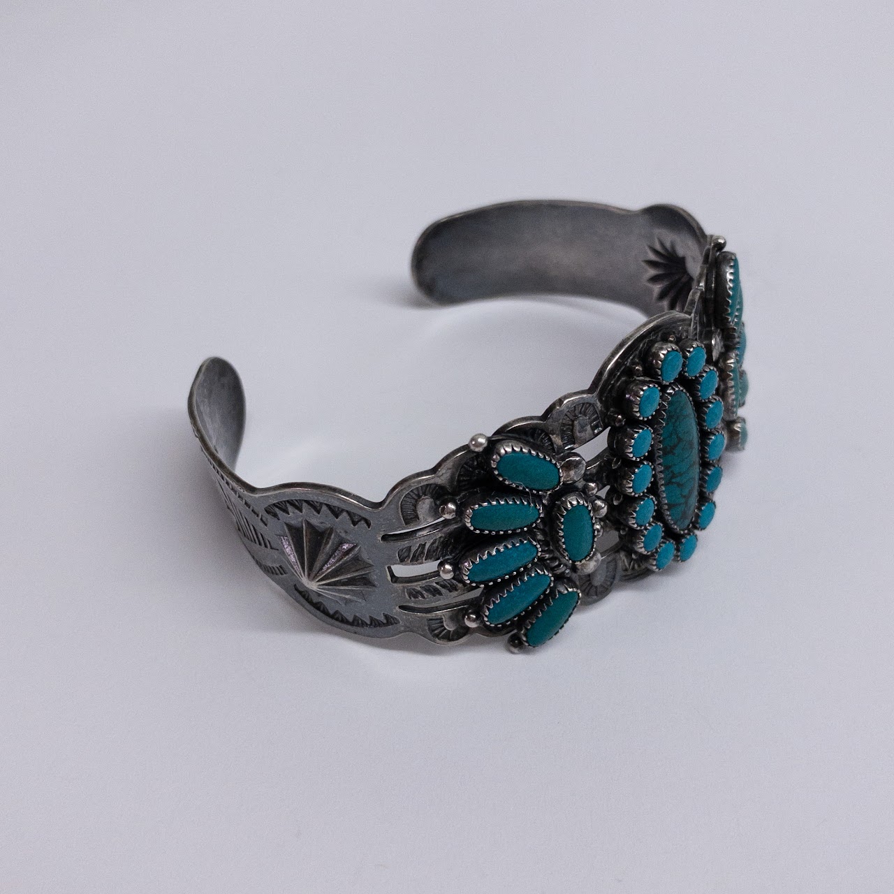 Sterling Silver & Turquoise Cuff Bracelet