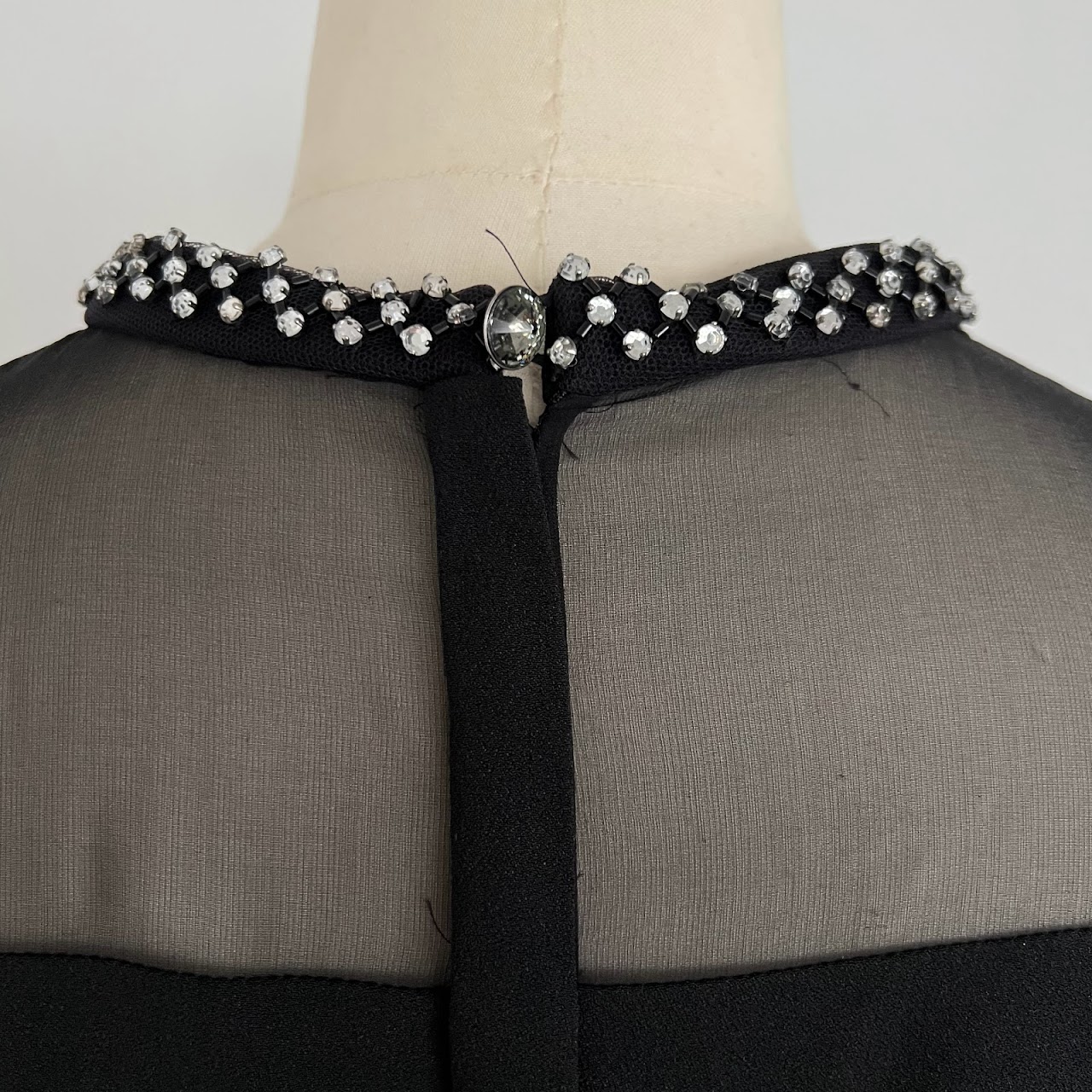 Emilio Pucci Sheer Top Beaded Dress