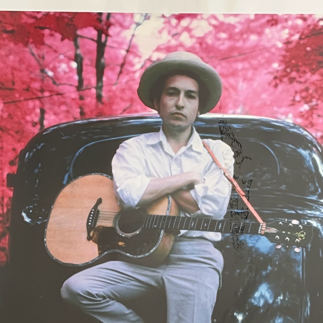 Elliott Landy Signed Bob Dylan Woodstock Photograph