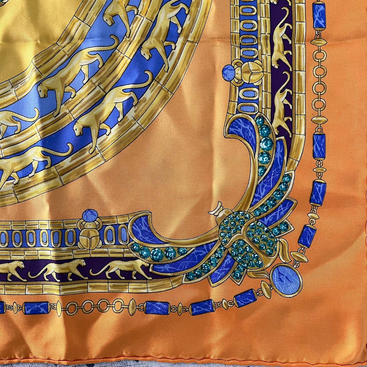 Cartier Scarab Silk Scarf