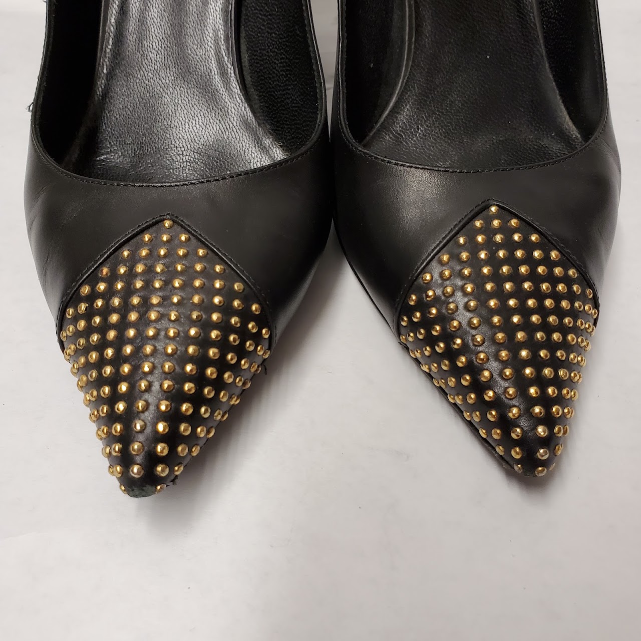 Saint Laurent Studded Toe Heels