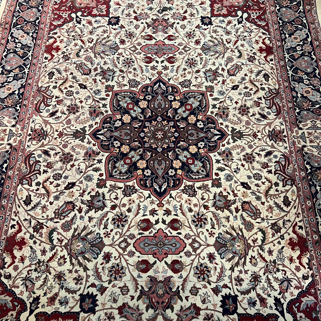 Wool Floral Area Rug